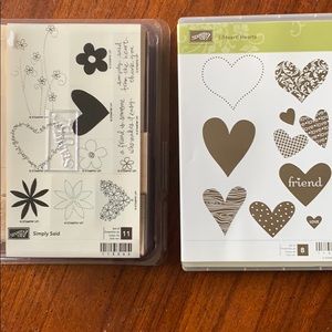 Stampin’ Up “Simply Said” & “I Hearts” NWT❣️